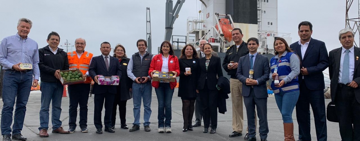 Puerto de Salaverry recibe primera nave de contenedores e impulsa las agroexportaciones en el norte del Perú
