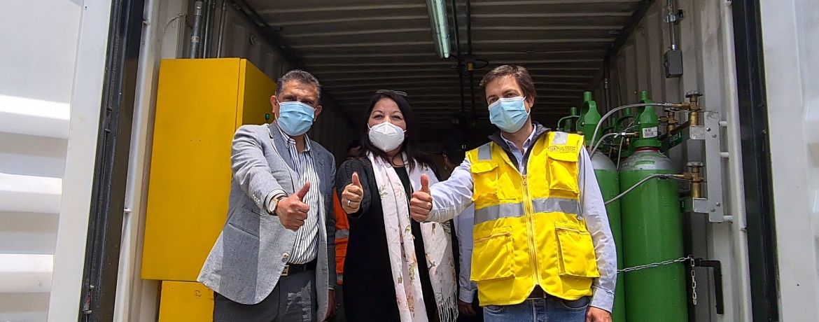 Fondo Social de Salaverry instala moderna planta de producción de oxígeno medicinal en Hospital de Campaña Covid-19